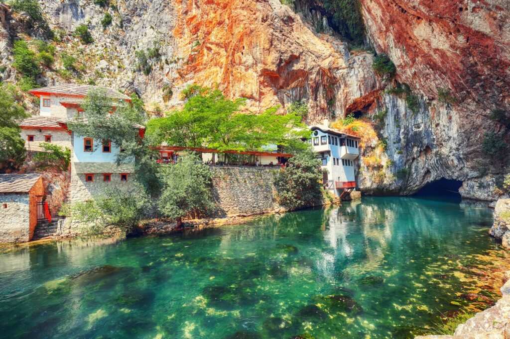 DIVOKÁ BOSNA A HERCEGOVINA - TOP ADV EVENT dervish,monastery,or,tekke,at,the,buna,river,spring,in